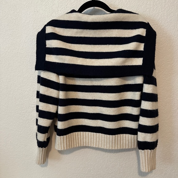 SOLD NWT ZARA STRIPED KNIT SWEATER XS - Picture 4 of 8